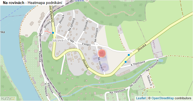 Na rovinách - mapa podnikání