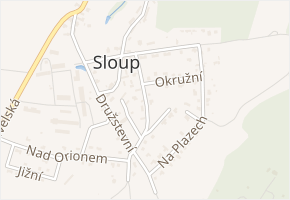 Na višňovce v obci Davle - mapa ulice