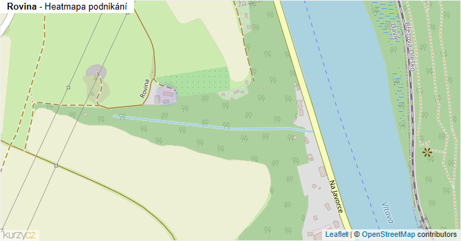 Rovina - mapa podnikání