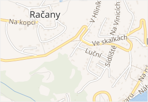 Sadová v obci Davle - mapa ulice