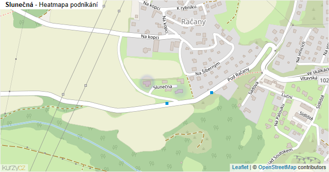 Slunečná - mapa podnikání