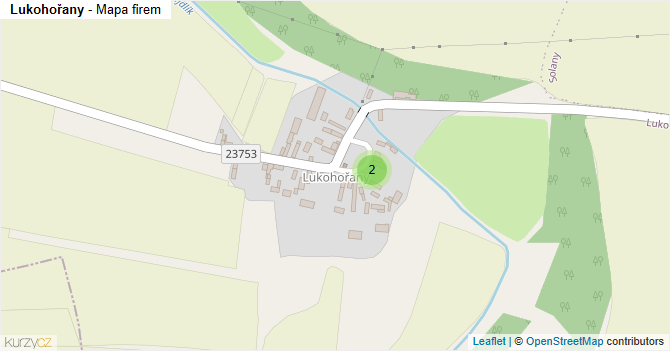 Lukohořany - mapa firem