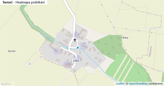 Semeč - mapa podnikání