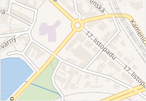 2. polské armády v obci Děčín - mapa ulice