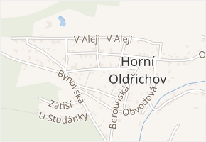 Alešova v obci Děčín - mapa ulice