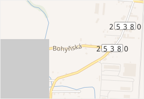 Bohyňská v obci Děčín - mapa ulice
