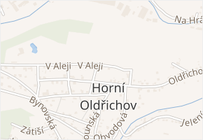 Borová v obci Děčín - mapa ulice
