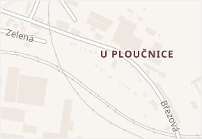 Březová v obci Děčín - mapa ulice