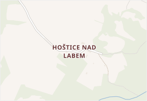 Děčín XXIX-Hoštice nad Labem v obci Děčín - mapa části obce