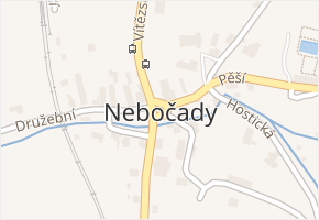 Děčín XXXIII-Nebočady v obci Děčín - mapa části obce