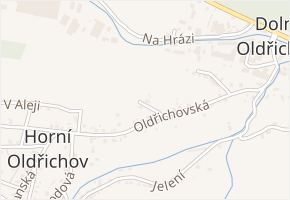 Hanácká v obci Děčín - mapa ulice
