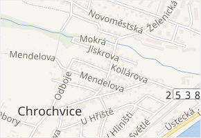 Hviezdoslavova v obci Děčín - mapa ulice