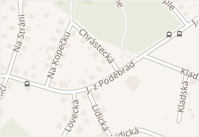 J. z Poděbrad v obci Děčín - mapa ulice
