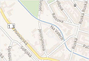 Jeronýmova v obci Děčín - mapa ulice
