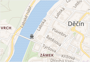 Karla Čapka v obci Děčín - mapa ulice