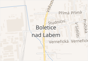 Konečná v obci Děčín - mapa ulice