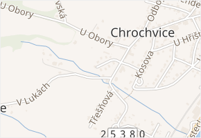Kosá v obci Děčín - mapa ulice