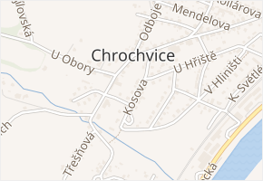 Kosova v obci Děčín - mapa ulice