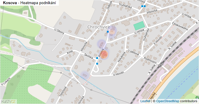 Kosova - mapa podnikání