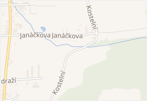 Kostelní v obci Děčín - mapa ulice