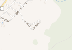 Ladova v obci Děčín - mapa ulice