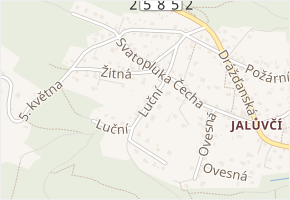 Luční v obci Děčín - mapa ulice
