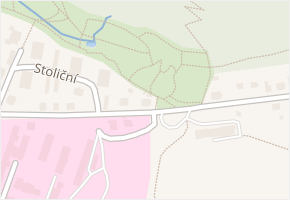 Lužická v obci Děčín - mapa ulice