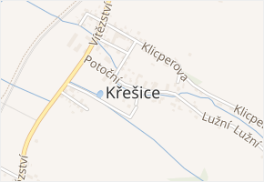Lužní v obci Děčín - mapa ulice