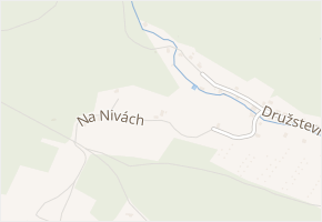 Na Nivách v obci Děčín - mapa ulice