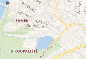 Nároží v obci Děčín - mapa ulice