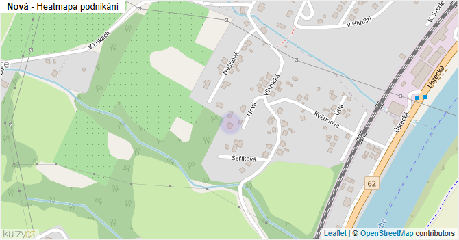 Nová - mapa podnikání