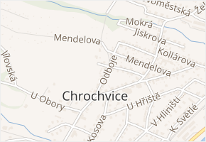 Odboje v obci Děčín - mapa ulice