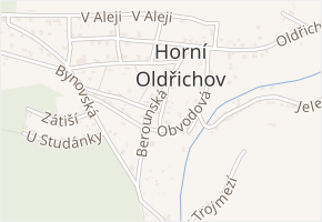 Palečkova v obci Děčín - mapa ulice