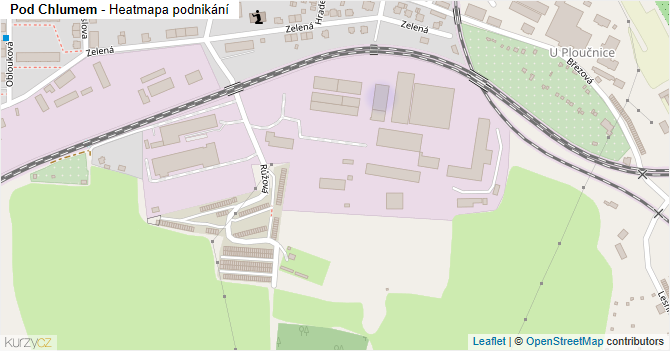 Pod Chlumem - mapa podnikání