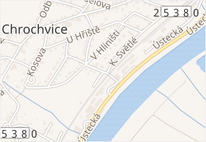 Podmostní v obci Děčín - mapa ulice