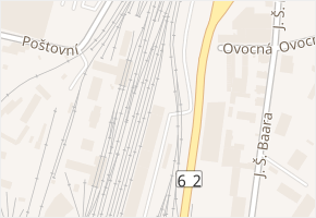 Práce v obci Děčín - mapa ulice