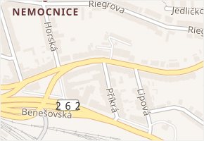 Příkrá v obci Děčín - mapa ulice