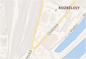 Soustružnická v obci Děčín - mapa ulice