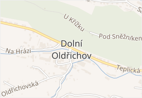 Spojovací v obci Děčín - mapa ulice