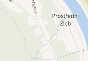 Strážní v obci Děčín - mapa ulice