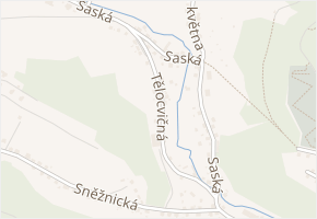 Tělocvičná v obci Děčín - mapa ulice