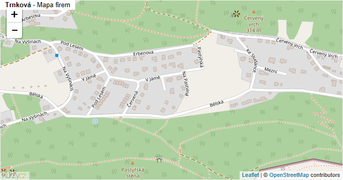 Trnková - mapa firem