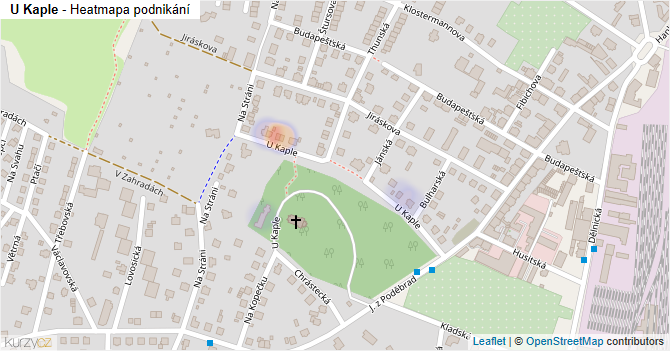 U Kaple - mapa podnikání