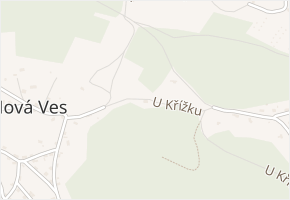 U Křížku v obci Děčín - mapa ulice
