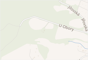 U Obory v obci Děčín - mapa ulice