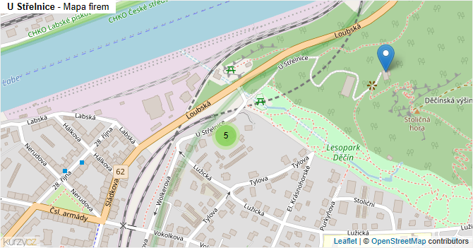U Střelnice - mapa firem