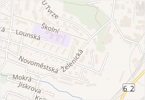 V Kopci v obci Děčín - mapa ulice
