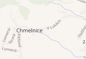 V Lukách v obci Děčín - mapa ulice