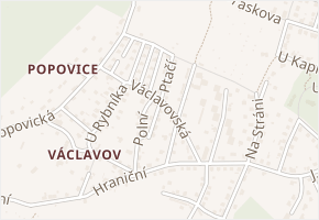 Václavovská v obci Děčín - mapa ulice