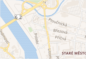 Václavská v obci Děčín - mapa ulice